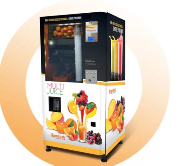 Buy cheap Natural Food Fresh Juice Vending Machine CE Certified For Shopping Mall Streets from wholesalers