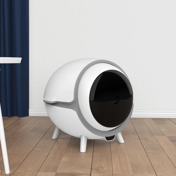 Buy cheap WiFi Auto Cat Litter Box Large Portable Hands Free Automatic Shoveling from wholesalers