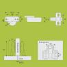 Buy cheap HUANAN furniture hardware soft closing hydraulic stainless steel hinge from wholesalers