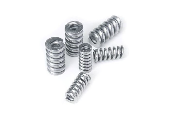 Red Zinc Plating 0.1mm Compression Coil Spring