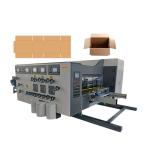 Two Color Flexo Printer Slotter Die Cutter Adapt PLC Controlling