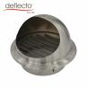 Buy cheap Grey Wall Mounted Air Vents , 6 Inch 201 Stainless Steel Round Air Vents Hood from wholesalers