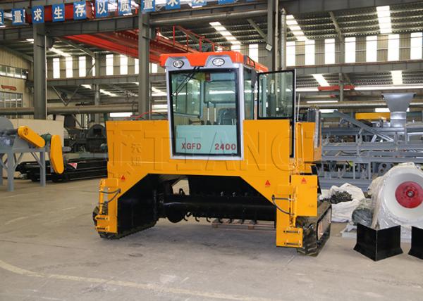 Buy cheap TC Series Crawler Type Organic Waste Fermentation Equipment Compost Turner Machine from wholesalers
