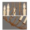 Buy cheap Country Rod iron chandelier lighting (WH-CI-50) from wholesalers
