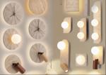 Yellow travertine wooden pendant lamp bedroom for home decorator interior stone
