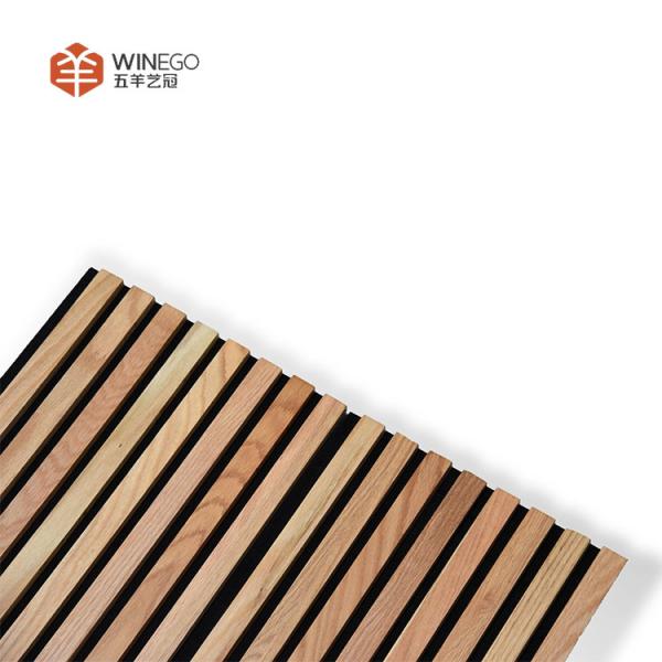 Buy cheap Elegant Wood Slat Acoustic Panels for Modern Interiors and Noise Management from wholesalers