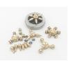 Buy cheap Wholesale Cheap price copper brass material detachable hand fidget finger spinner QL1102 from wholesalers