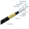 Buy cheap 12 Core G657A1 G657A2 ADSS Outdoor Fiber Optic Cable with Aramid Yarn Strength Member from wholesalers