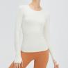 Buy cheap Seamless Long Sleeve Women Sports Equestrian Riding Tops With Thumb Hole from wholesalers