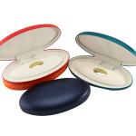 Custom Luxury Rectangle PU Leather Jewelry Box for Handmade Pearl Necklace