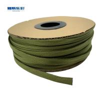 Buy cheap 30mm Military Green Polyester Nylon Expandable Braided Sleeving product