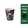 Buy cheap Insulated Disposable Hot Beverage Cups , White PLA Custom Logo Paper Cups from wholesalers