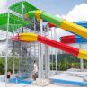 Buy cheap Comfortable Outside Water Slides Fiberglass Waterslides Holiday Resort Combined from wholesalers