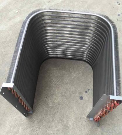 Buy cheap Heat Exchanger Chiller Condenser Coil Window AC Cooling Coil Copper Tube Fin from wholesalers