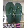 Buy cheap Blue Orange Green Pink Printing OEM Foam Slippers Uniex Plus Size EVA Flip Flops from wholesalers