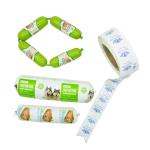 Food grade safety plastic casing wholesale custom printed LOGO sausage packaging