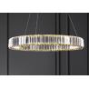 Buy cheap Crystal Chandelier Round Led Hotel Room Lighting Gold stainless steel Lamp from wholesalers