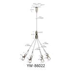 Ceiling Signage Hanging Systems Light Fittings With Hook Fastener YW86018