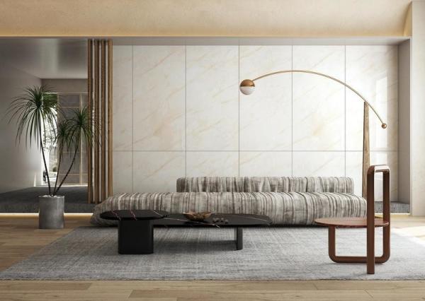 Buy cheap Light Yellow Firebrick No Fade Exterior Floor Porcelain Glazed Polished Tile For House Decor from wholesalers