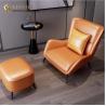 Buy cheap Leather Relaxing Chair, Modern Leather Chair, Leather Upholstered Chair, High Density Foam, PU Leather Upholstery from wholesalers