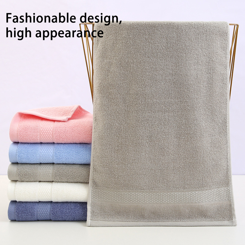 100% Cotton Custom Plain Household Towel 32 Strands Quick Drying Absorbent Washable Towel