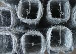 Single / Double Barbed Wire Mesh Electric Galvanized 1.0-3.5mm Dia
