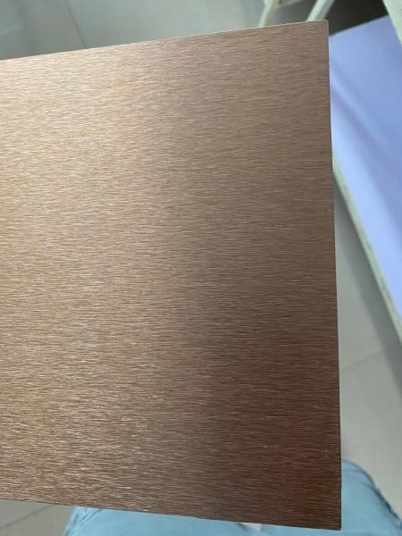 Buy cheap 4mm Brushed Aluminum Composite Panel Building Exterior Facade Crowning from wholesalers