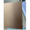 Buy cheap Brushed Aluminum Composite Panel For Construction Requirements from wholesalers