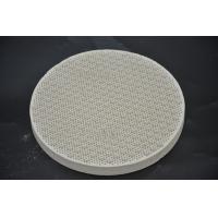 Buy cheap Refractory Gas Heater Ceramic Plates , Round Porous Ceramic BBQ Hot Plates product