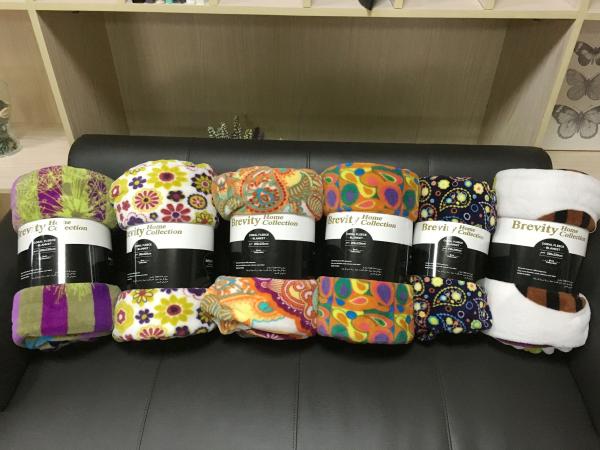 Buy cheap Polyester Flannel Print Blanket Super Soft , Flower Printed Cute Throw Blankets from wholesalers