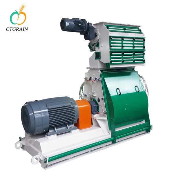 Buy cheap Small Animal Feed Hammer Mill Grinder Pulverizing Machine Ventilation System from wholesalers