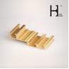 Buy cheap Anti Oxidation 50mm Width Brass Window Frame Profile For Hotel from wholesalers