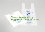 100% Biodegradable Compostable Plastic T-Shirt Vest Bag For Shopping,Home