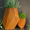 Buy cheap Fuxin Indoor Outdoor Corten Steel Planter Hexagonal Metal Geometric Planter from wholesalers
