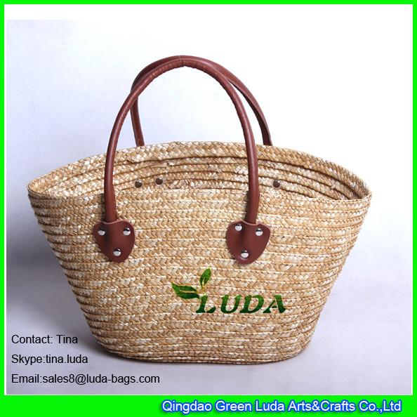 Buy cheap LUDA wholesale lady handbags wheat straw make beach straw bags from wholesalers
