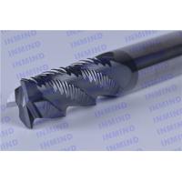 Buy cheap 14mm / 18mm AOL 100mm Roughing End Mills AlTiN Coating HRC50 4 Flute Black product