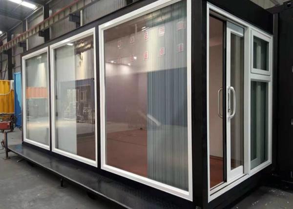 Buy cheap 20HC Luxury Expandable Shipping Container House black Special glass from wholesalers