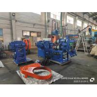 Buy cheap Semi-automatic tire ring cutting machine, tire strip cutting machine; Tire cutting block machine three integrated machine product