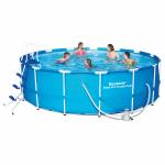 family swimming pool and irrigation water tank