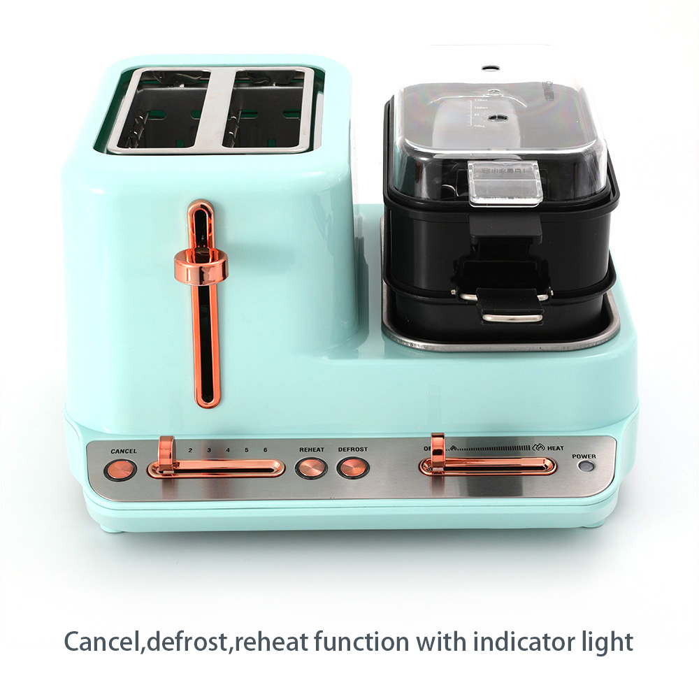 Household 1300w Multifunction Breakfast Machine With Toaster Oven