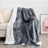 Buy cheap Luxury And Comfort With Our Modern Gray Flannel Sherpa Blanket All-Season from wholesalers