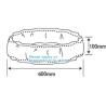 Buy cheap disposable plastic car steering wheel covers, 14 inch clear wheel steering cover plastic made in China golden supplier from wholesalers