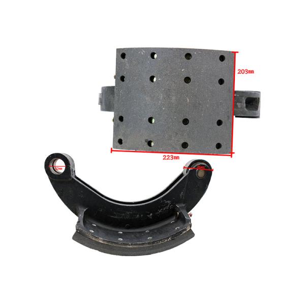 Buy cheap 1104544 Truck Drum Front Brake Shoes For SCANIA P420 Trailer Truck Parts from wholesalers