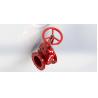 Buy cheap FBE Coated Flanged Grooved Ductile Iron Gate Valve For Fire Fighting System from wholesalers
