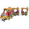 Buy cheap Electric Outdoor Amusement Train Rides , Cartoon 14 Seats Mini Track Train from wholesalers