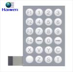 sealed electronic tact membrane switch keyboard with 3M468 adhesive