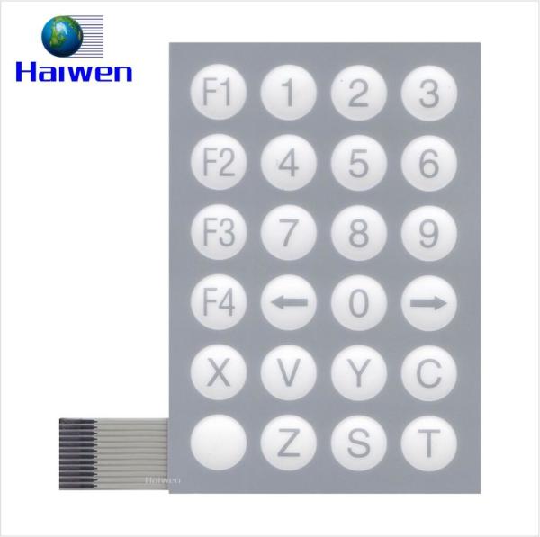 Buy cheap sealed electronic tact membrane switch keyboard with 3M468 adhesive from wholesalers