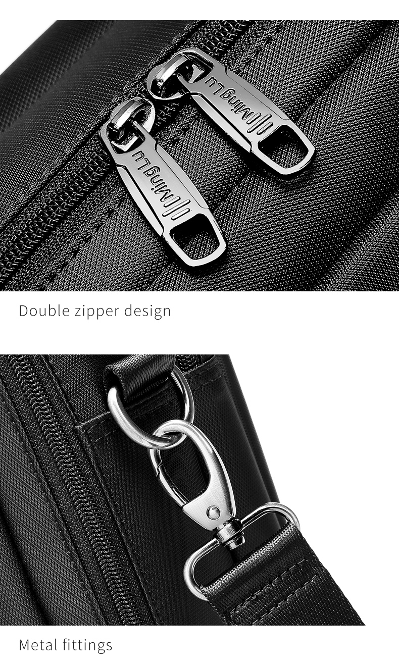 Multipurpose Men'S Business Briefcase Bag Luxury Laptop Briefcase Dirt Resistant