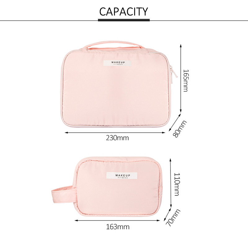 Multifunctional Foldable Makeup Brush Organizer Bag