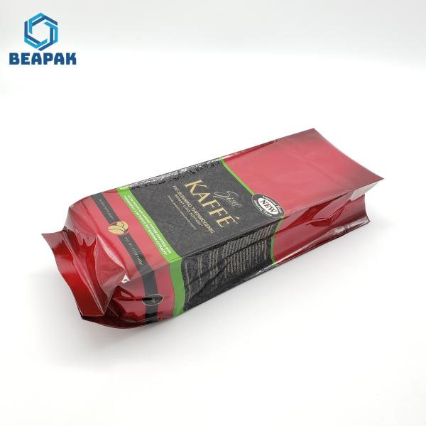 Buy cheap PLA Lined Compostable Biodegradable Coffee Bags With Valve from wholesalers